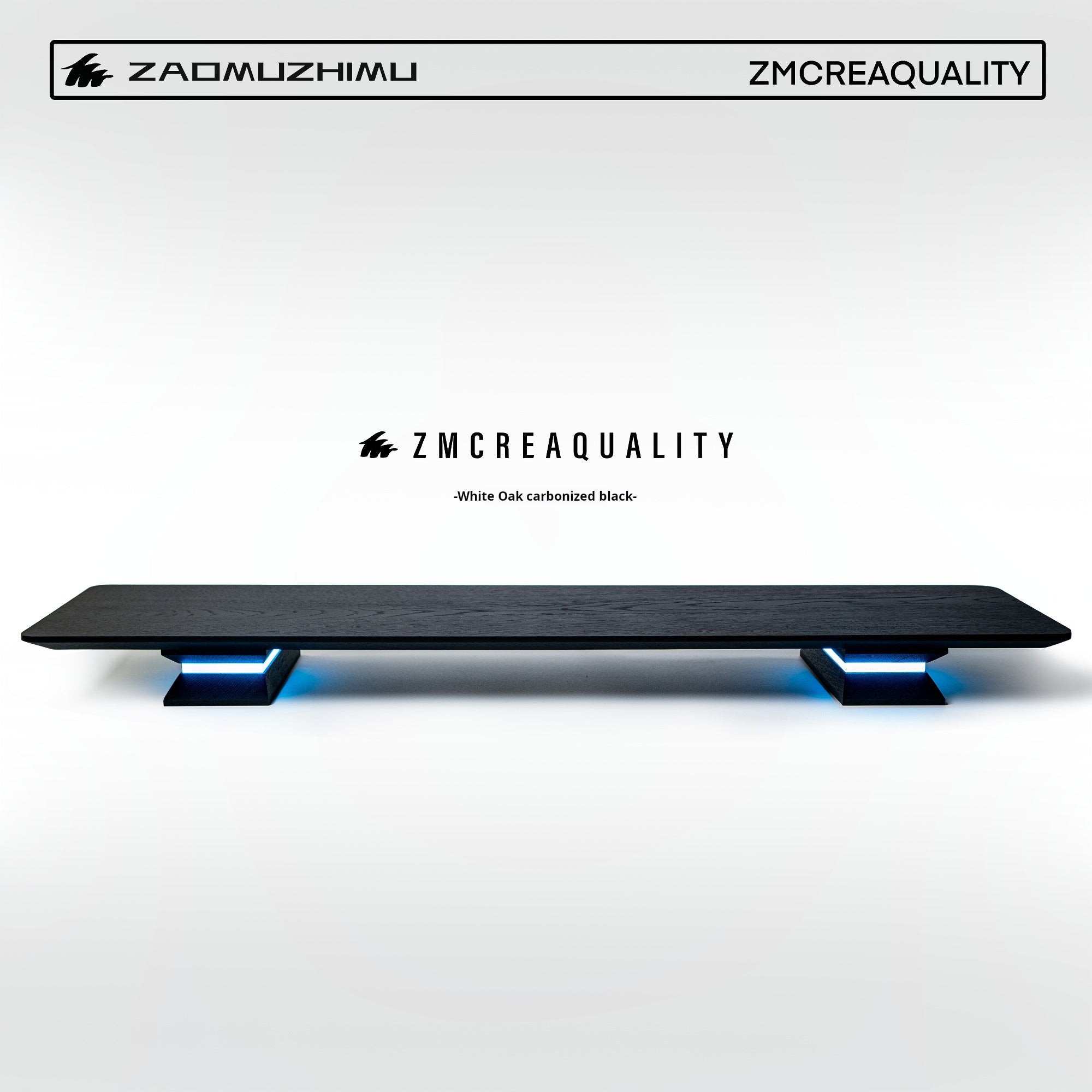 Royal Series - 360° Adjustable RGB Wooden Monitor Stand(R20)
