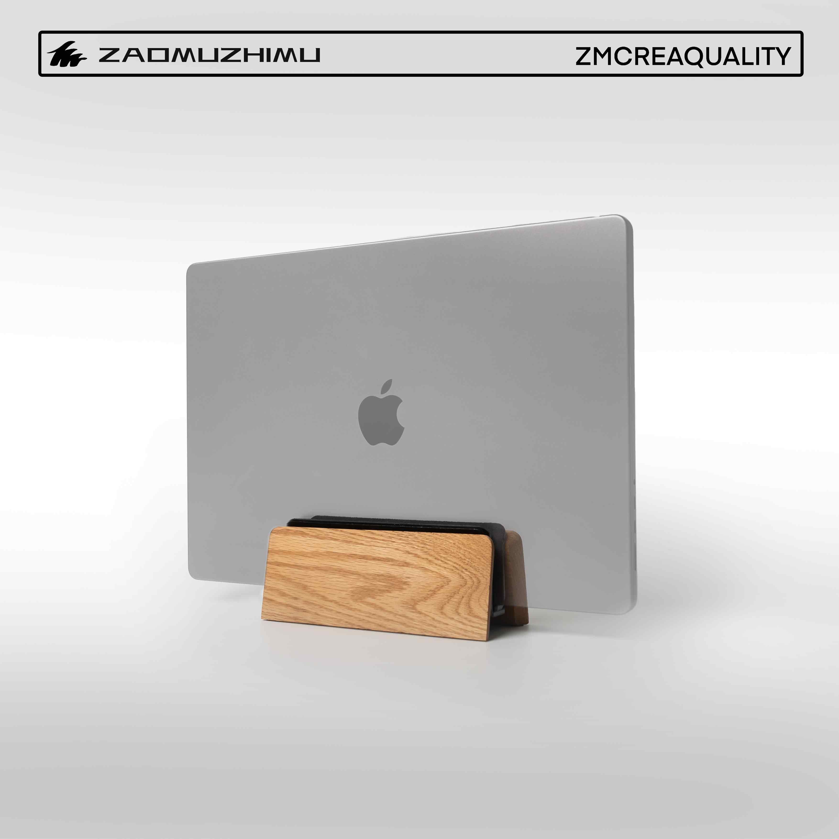 通用 LuxeFusion 可調式木質和金屬筆記型電腦支架