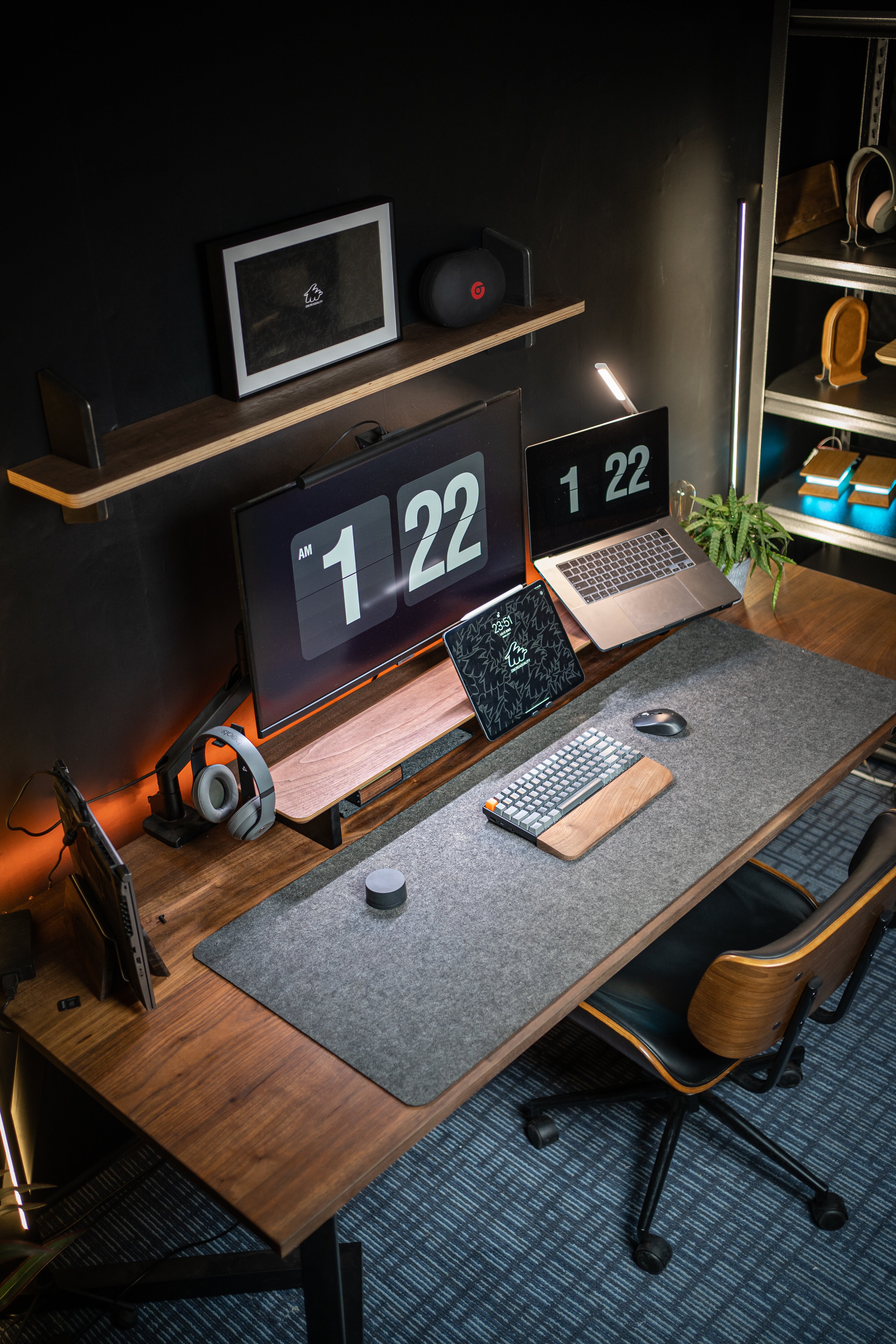 ZM Cork & Felt Dual-Sided Desk Mat - Extra Large Mouse Pad + Keyboard Wrist Rest | Non-Slip, Eco-Friendly, Ergonomic Office Desk Accessory for Home & Work