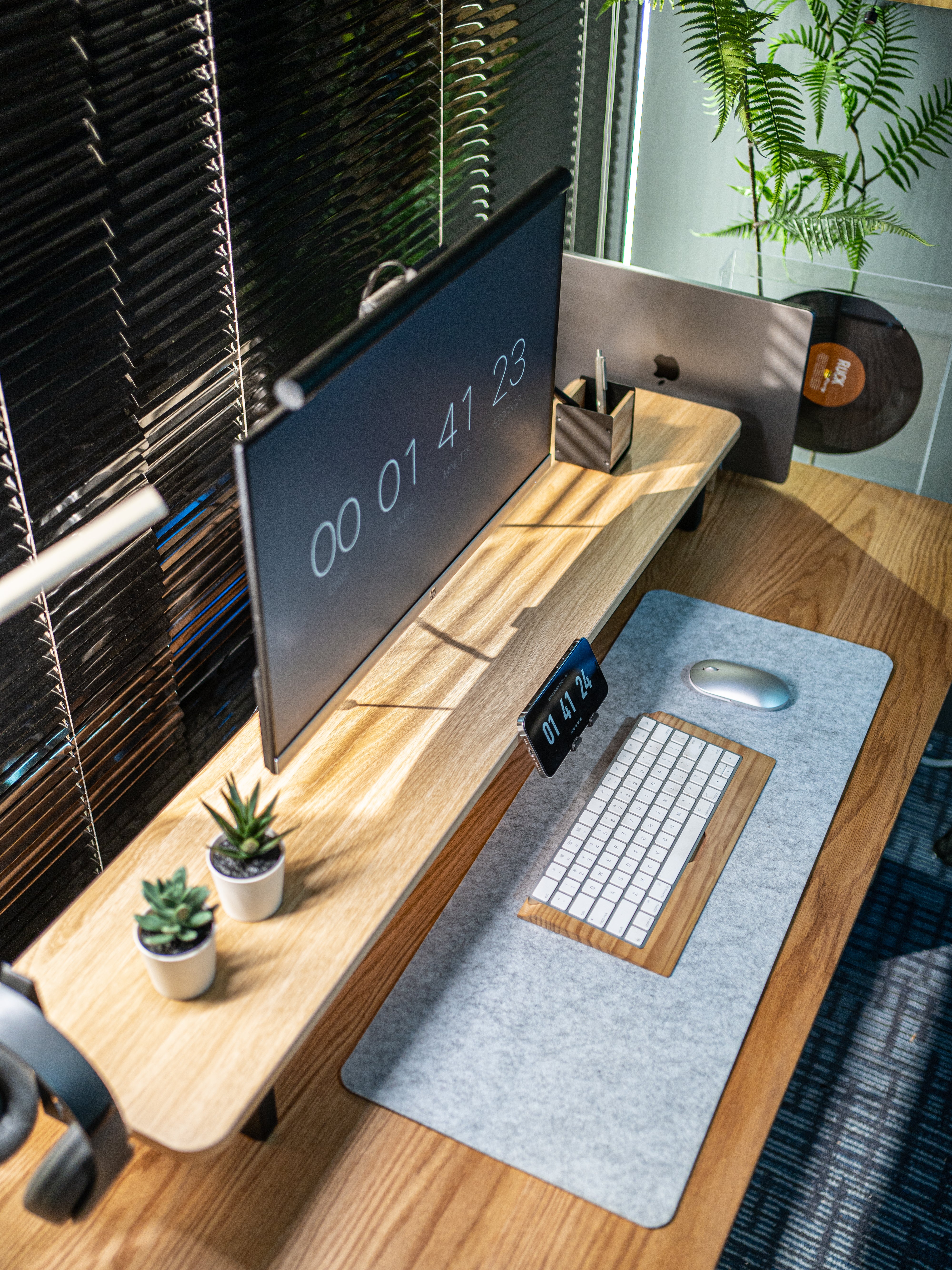 ZM M30 Ecological wood monitor stand riser burlywood preview