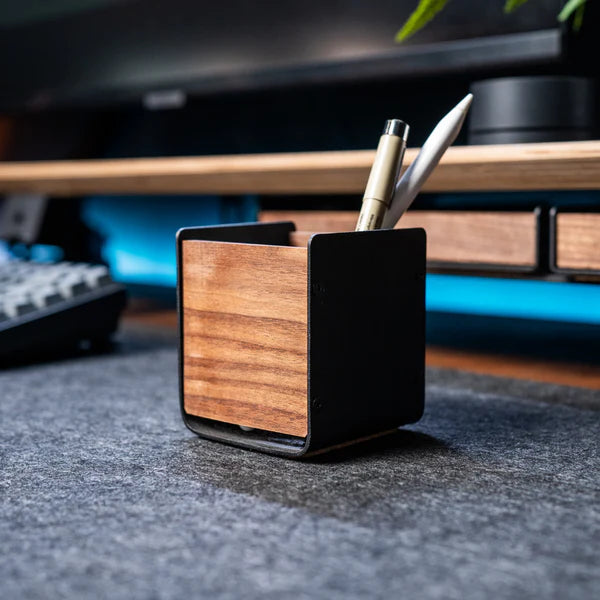 模組化木製筆筒