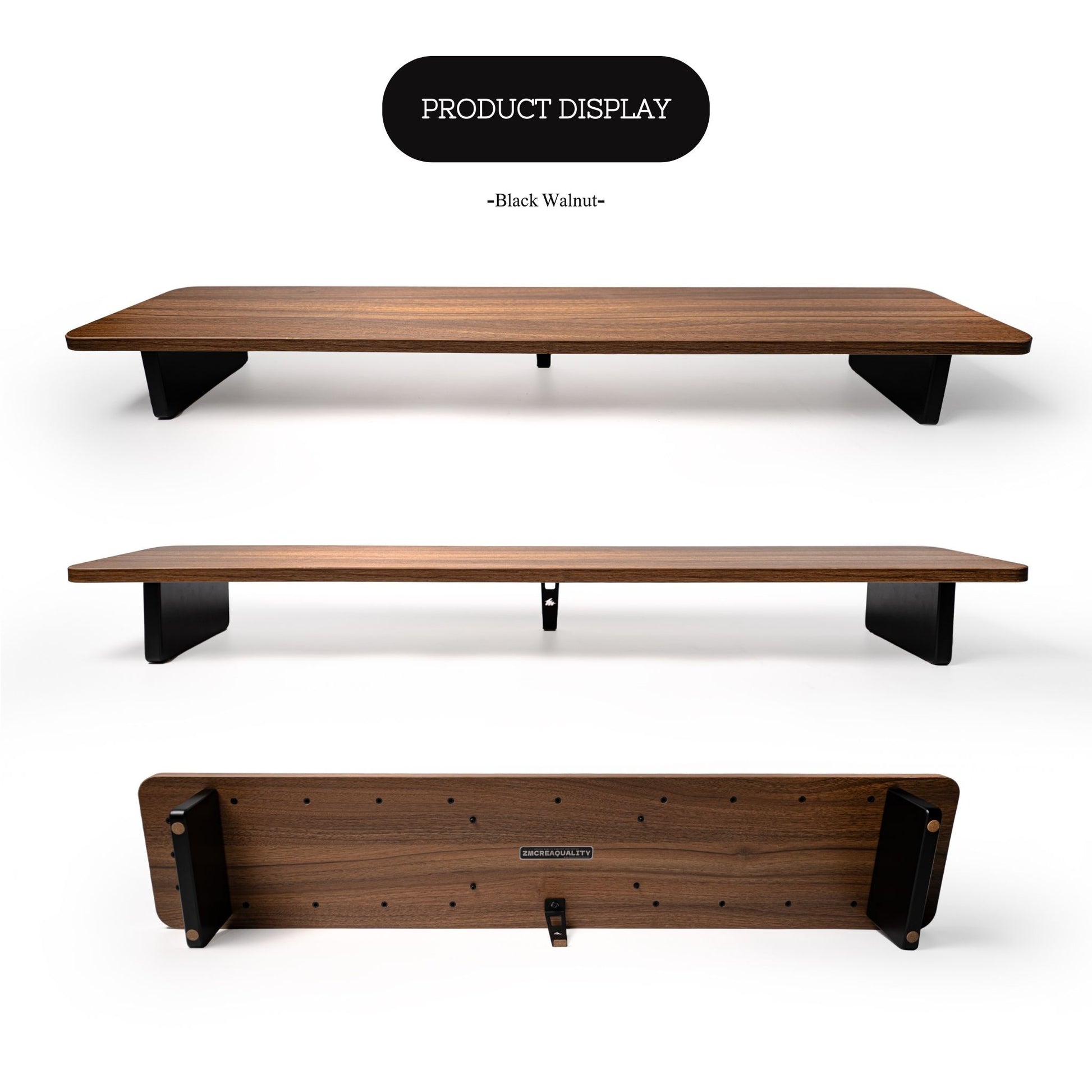 ZM M30 Ecological wood black walnut monitor stand riser 