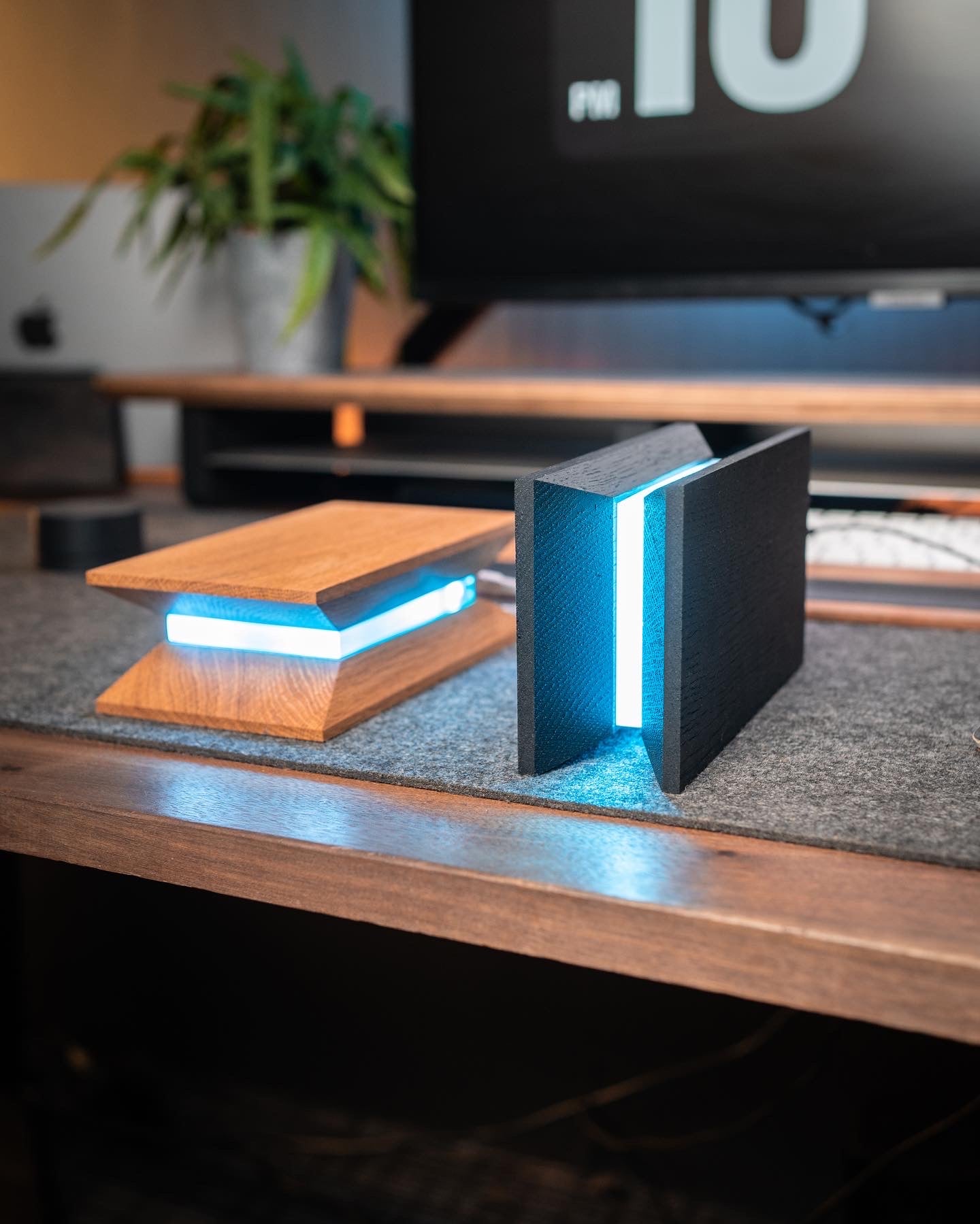 R20 Baser RhythmGlow: The Ultimate RGB Music Sync Monitor Stand for a Vibrant Desktop Experience