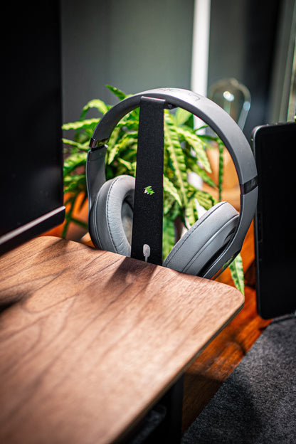 ZM Modular M10 Dual Monitor Stand: Handmade Birch & Walnut Multi-Layer Solid Wood Desktop Shelf