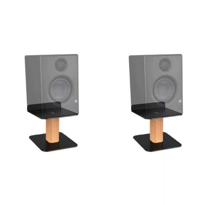 ZM Speaker Stand：Premium Aluminum & Wood Audio Stand for Superior Sound Experience