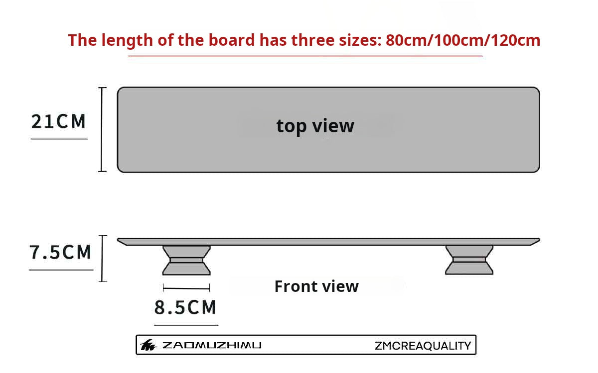 Royal Series - 360° Adjustable RGB Wooden Monitor Stand（R20）